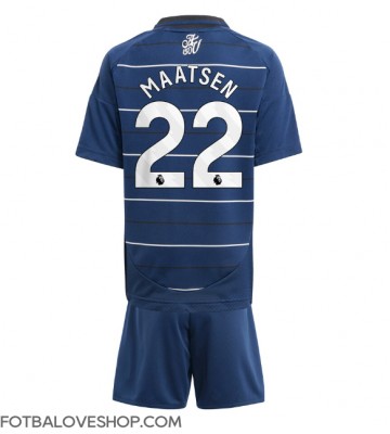 Aston Villa Ian Maatsen #22 Dětské Alternativní Dres 2024-25 Krátký Rukáv (+ trenýrky)